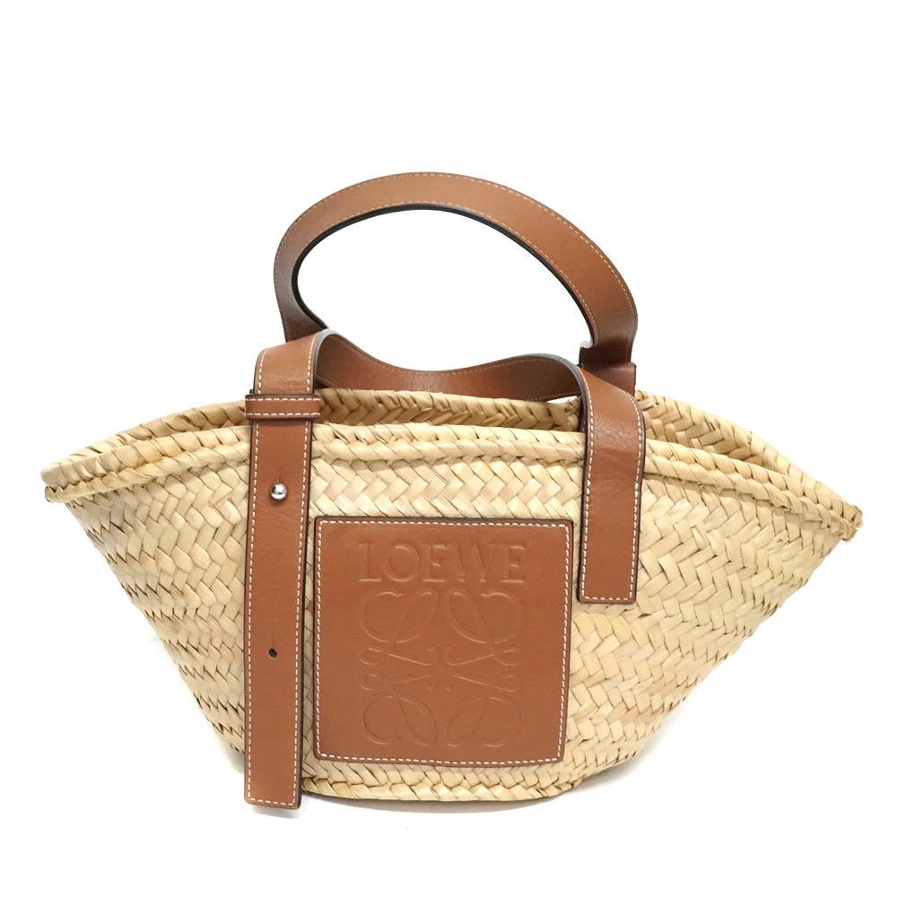 Loewe Basket Bag Brown Tote Anagram